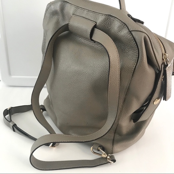 Furla Leather Bag - Dafne Backpack Gray Authentic - Picture 8 of 8